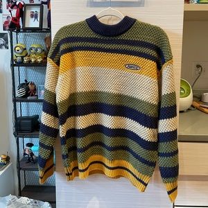 Cute Mock Neck Knitted Sweater